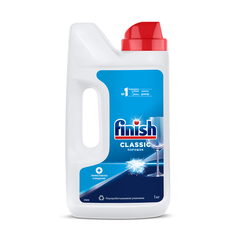 Средство для мытья посуды FINISH Power POWDER 1000г в ПММ порошкообразное