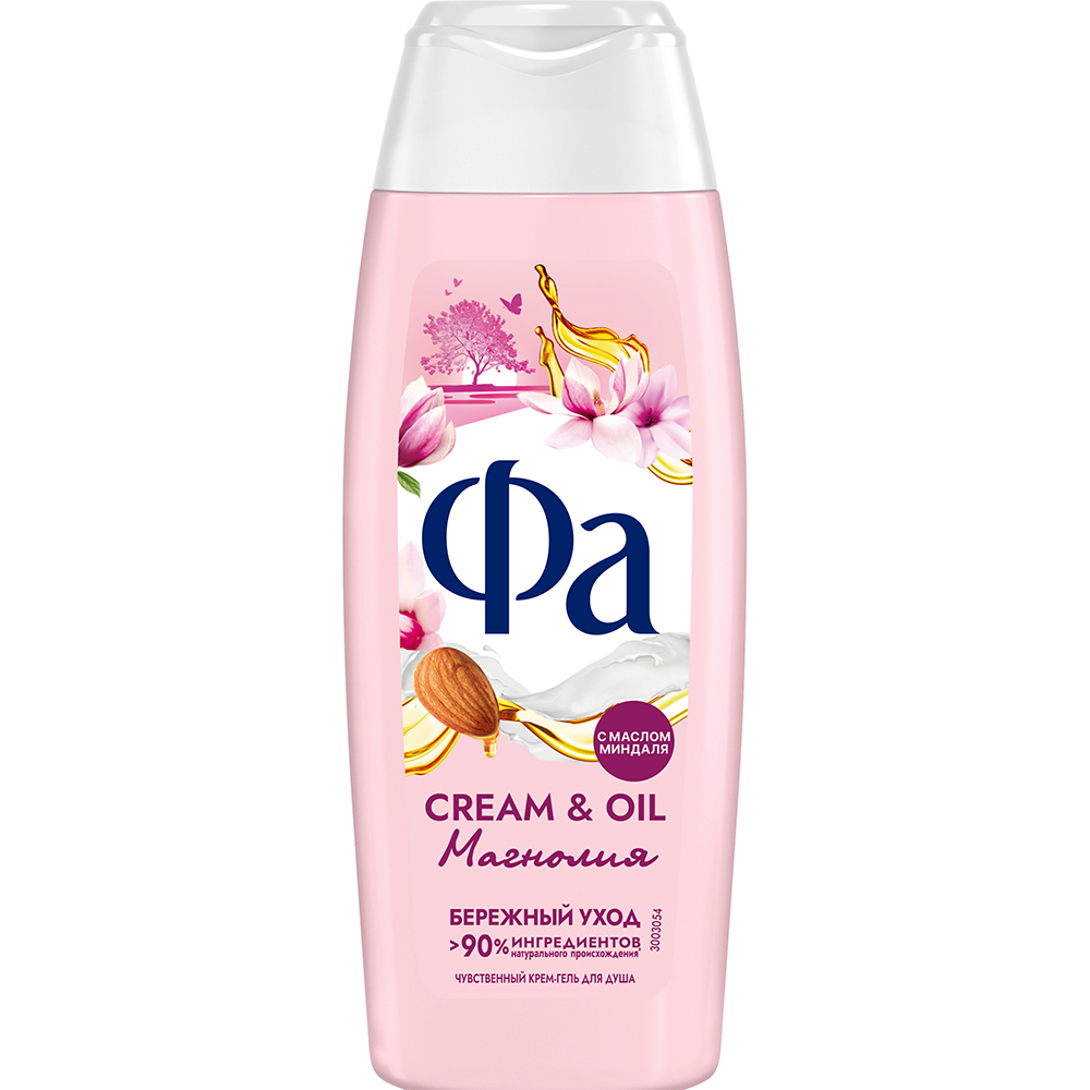 Гель для душа ФА 250мл Cream & Oil Магнолия
