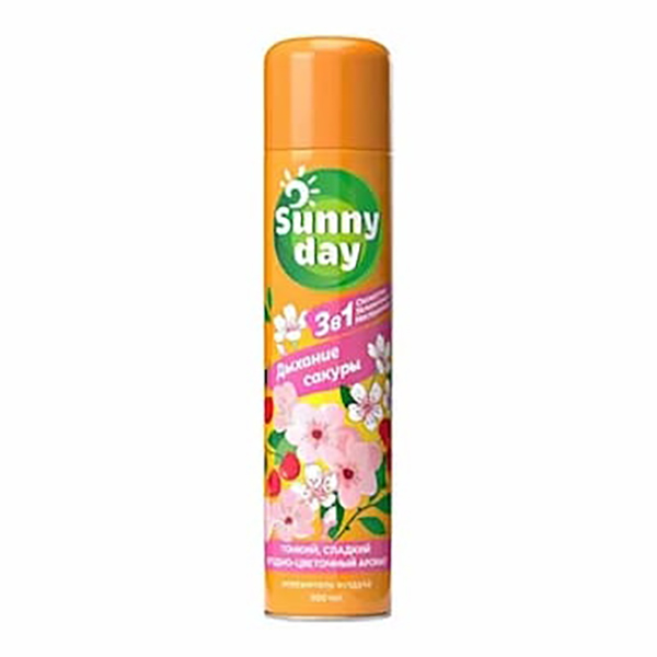 Освежитель воздуха SUNNY DAY 300см3 Дыхание сакуры