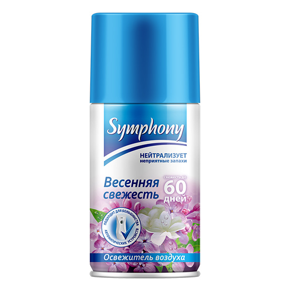 Освежитель воздуха SYMPHONY 250мл Весенняя свежесть Автомат сменный баллон