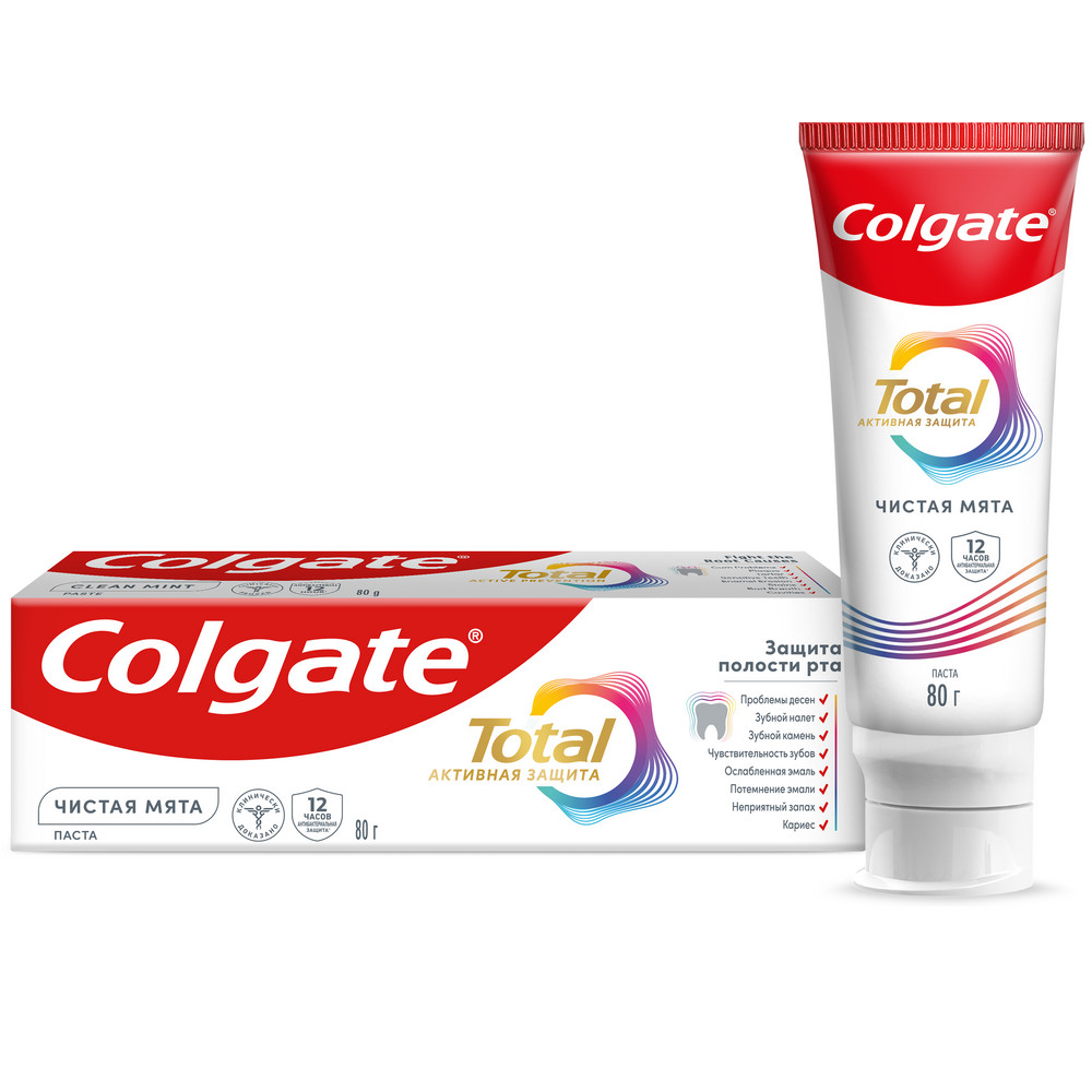 Зубная паста COLGATE Total 12 80г Чистая Мята