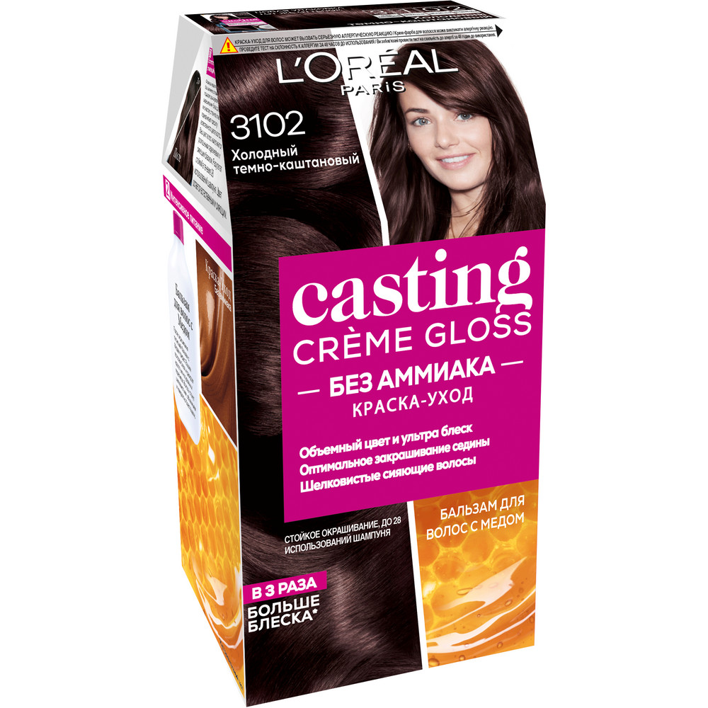 Краска для волос L'OREAL Casting Creme Gloss 3102 Хол.Т-К