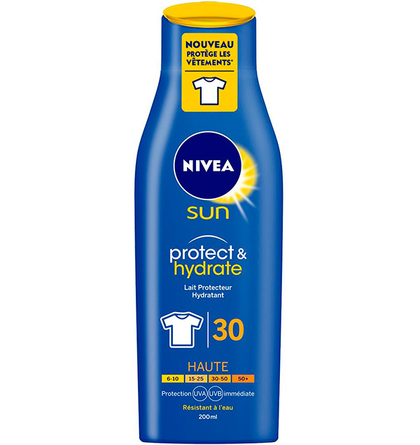 Солнцезащитный лосьон NIVEA 100мл Защита и увлажнение SPF30 мини-формат
