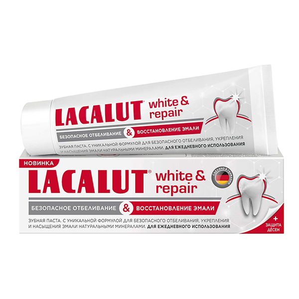 Зубная паста LACALUT 75мл white&repair