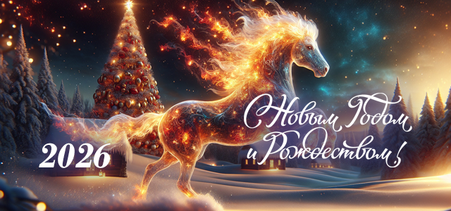 С Новым годом и Рождеством!