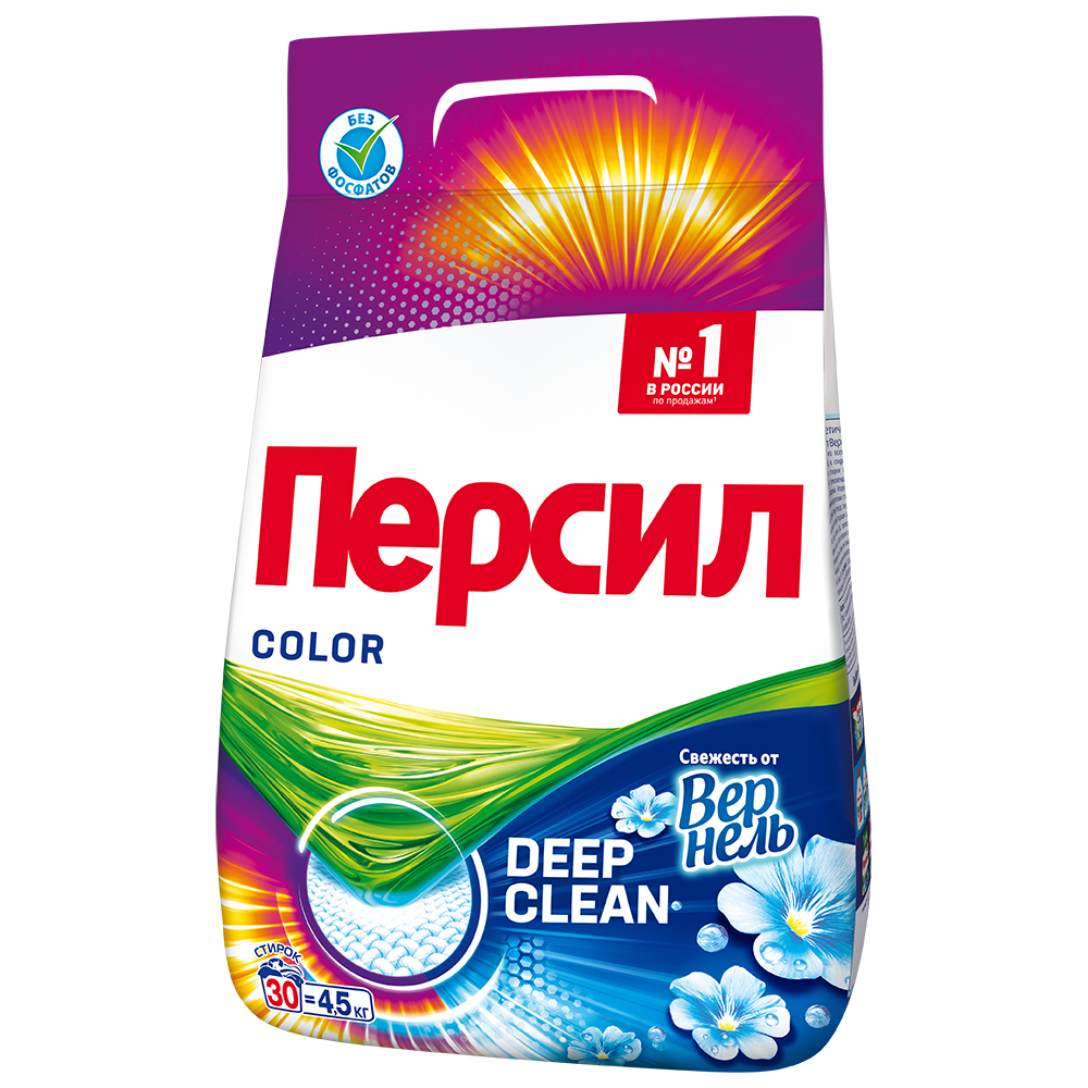 Порошок для стирки ПЕРСИЛ 4500г Color Свежесть от Вернель
