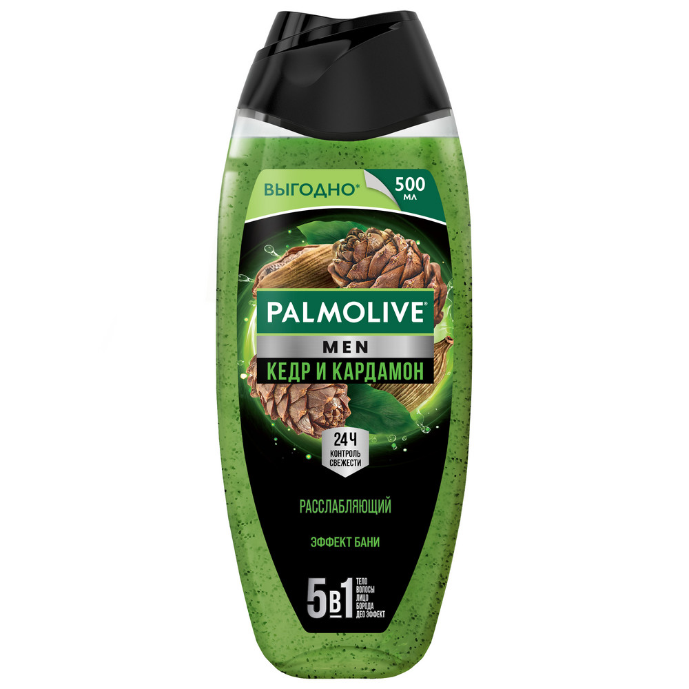 Гель для душа PALMOLIVE MEN 500мл Кедр и Кардамон Расслабляющий
