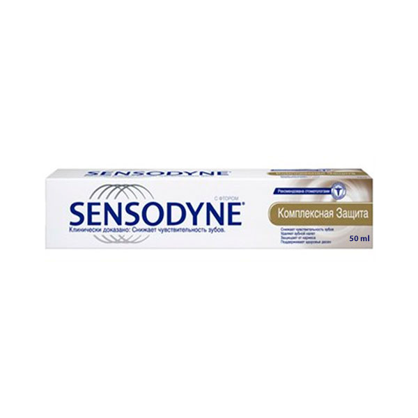 Зубная паста SENSODYNE F 65г Ежедневная Защита Морозная мята