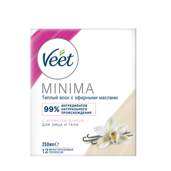 Теплый воск VEET 250мл для эпиляции с эфирными маслами