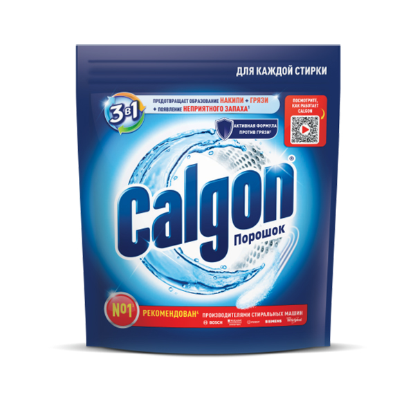Средство для смягчения воды CALGON 750г и предотвращения образования известкового налета 3в1