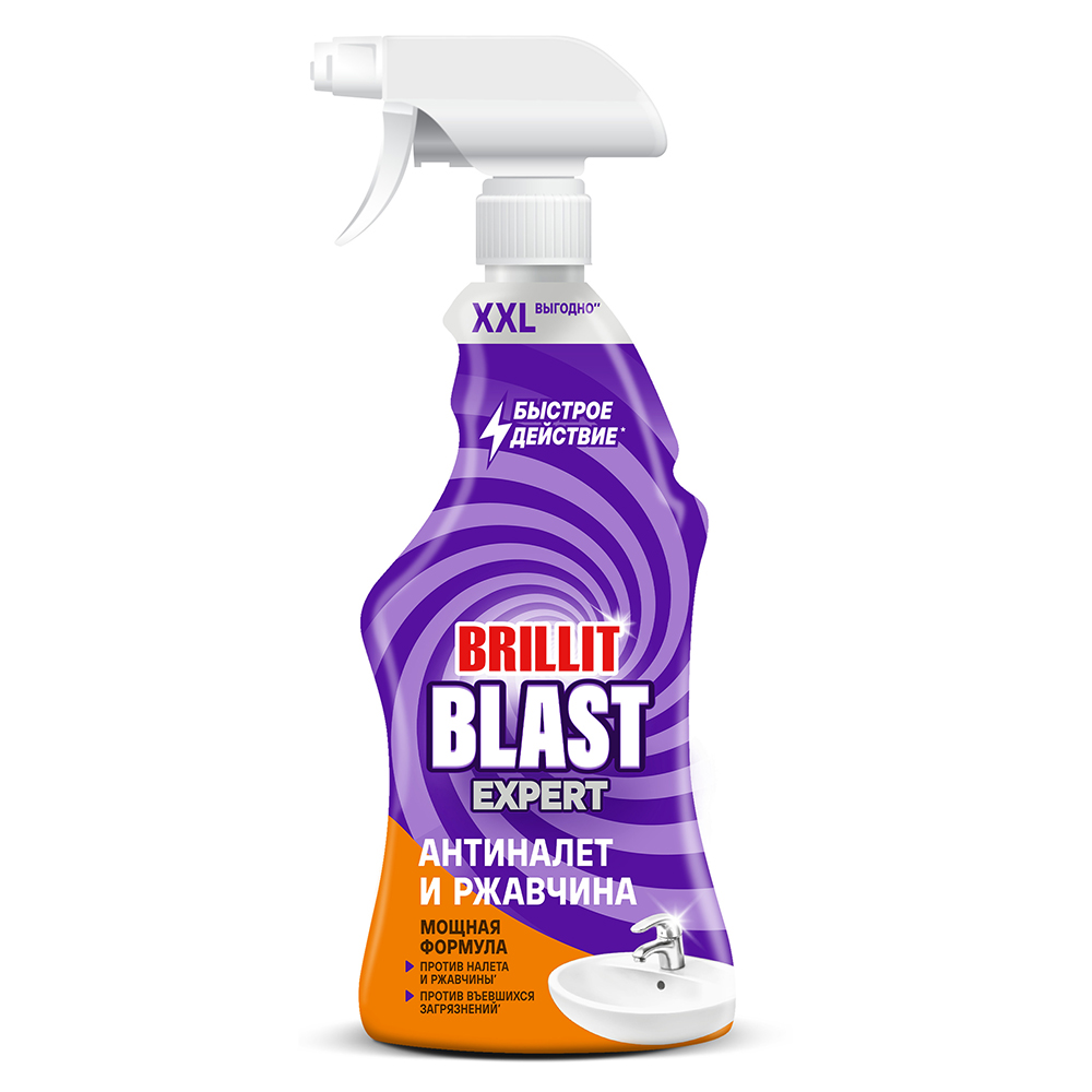 Чистящее средство Brillit Blast 750мл Антиналет и ржавчина