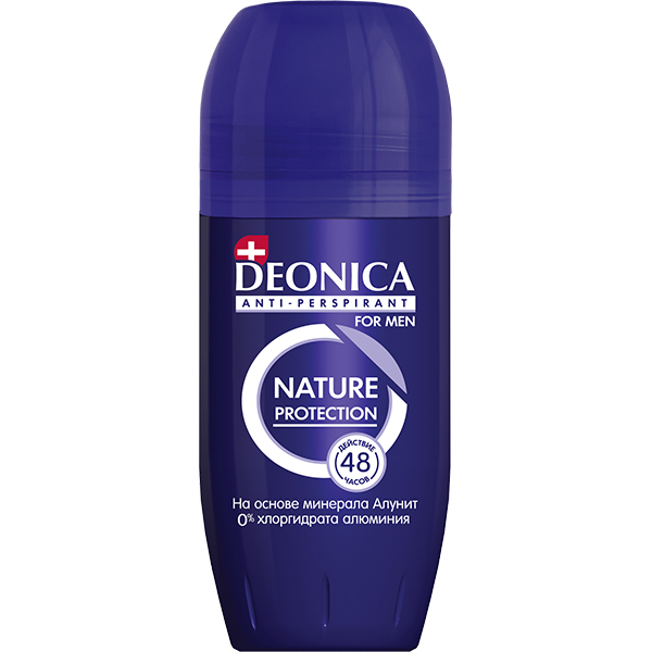 Дезодорант для тела DEONICA FOR MEN 50мл Антиперспирант 5 Protection ролик
