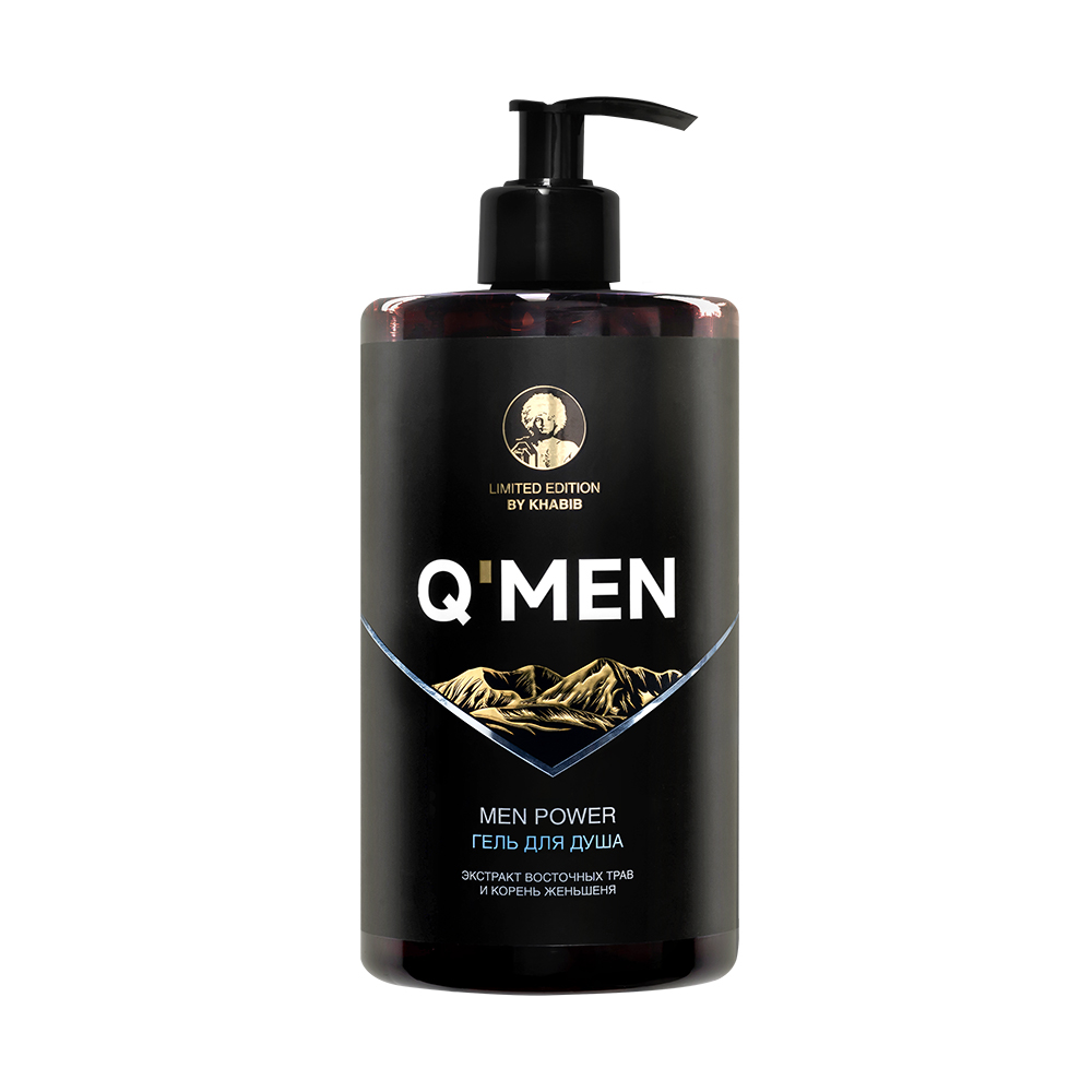 Гель для душа Q’MEN 640мл Мужской MEN power