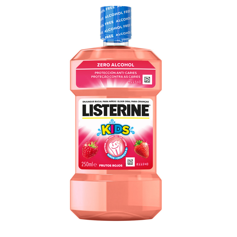 Ополаскиватель для полости рта Listerine Smart Rinse 250мл Детский Ягодная свежесть