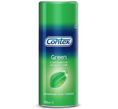 Гель-смазка Contex Green 100мл для интимного применения