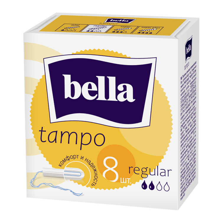 Тампоны BELLA Tampo 8шт Regular для умеренных выделений