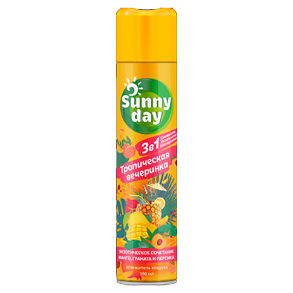 Освежитель воздуха SUNNY DAY 300см3 Тропическая вечеринка
