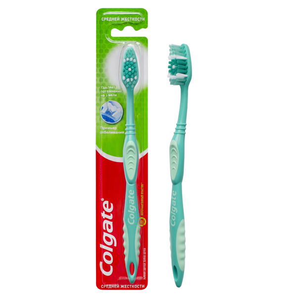 Зубная щетка COLGATE Премьер Отбеливания 1шт средняя