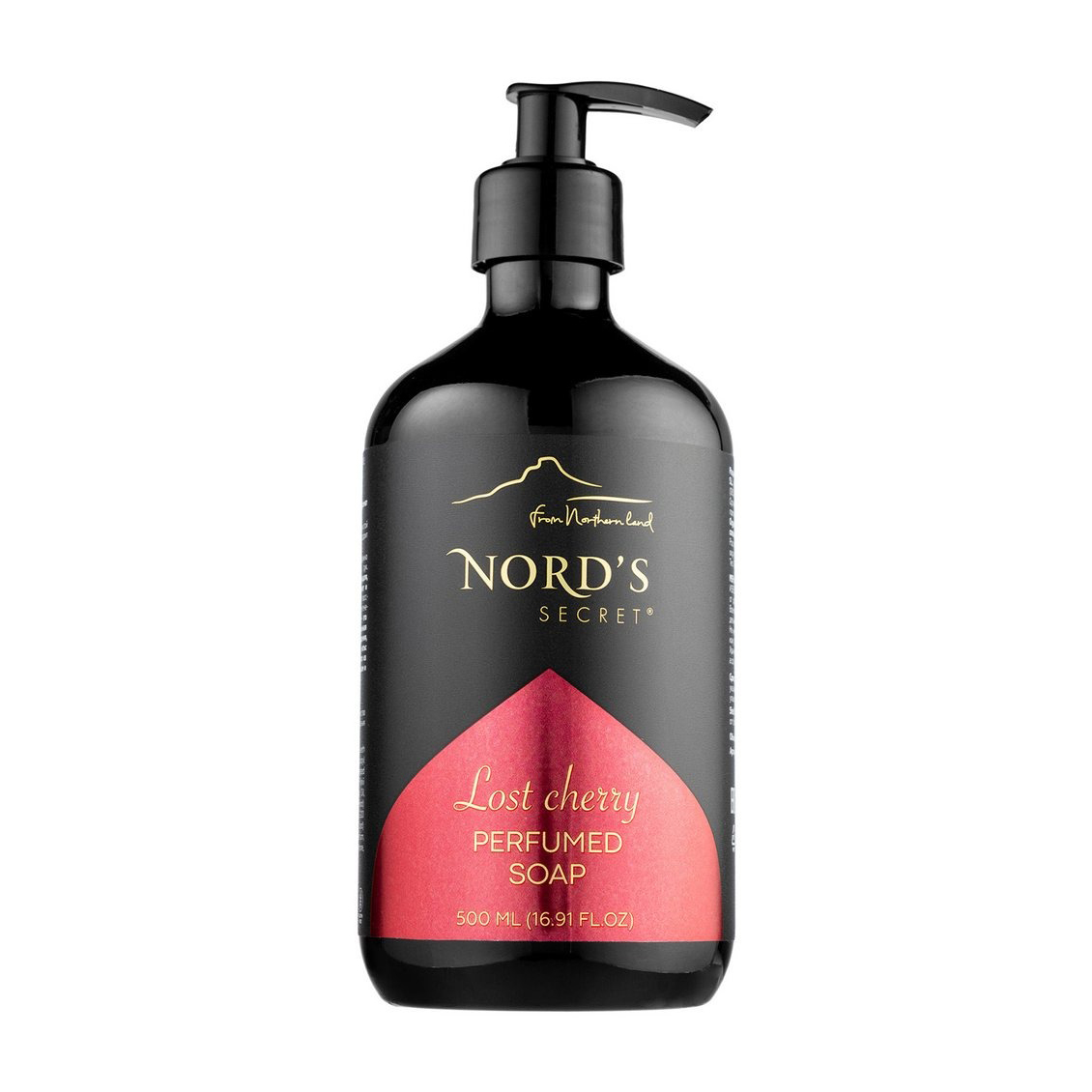 Крем-мыло NORD'S SECRET 500мл для рук "Lost cherry" жидкое Парфюмированное