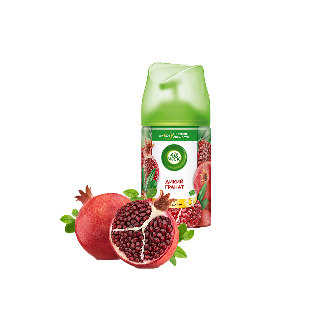 Освежитель воздуха Air Wick Freshmatic 250мл Дикий гранат аэрозоль сменный баллон