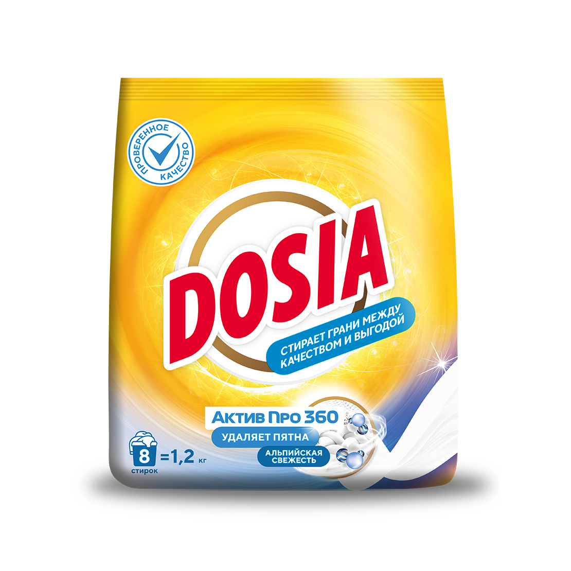 Порошок для стирки DOSIA Optima 1200г Альпийская Свежесть