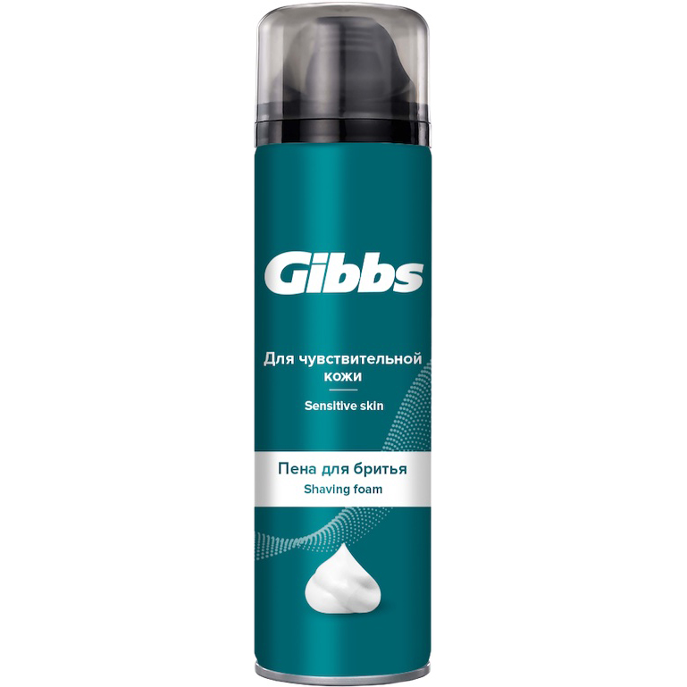 Пена для бритьяGIBBS 200мл Sensitive
