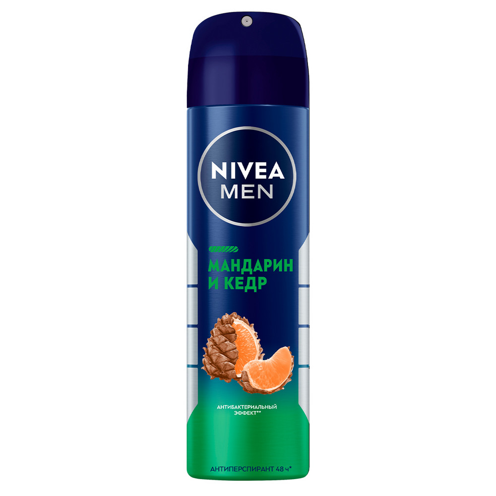 Дезодорант для тела NIVEA MEN 150мл спрей Мандарин и кедр 6
