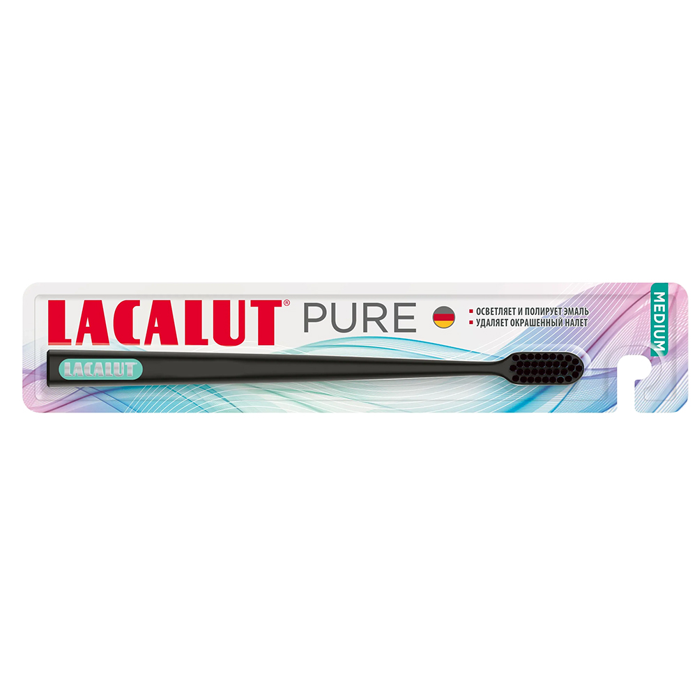 Зубная щетка LACALUT 1шт Pure средней жесткости