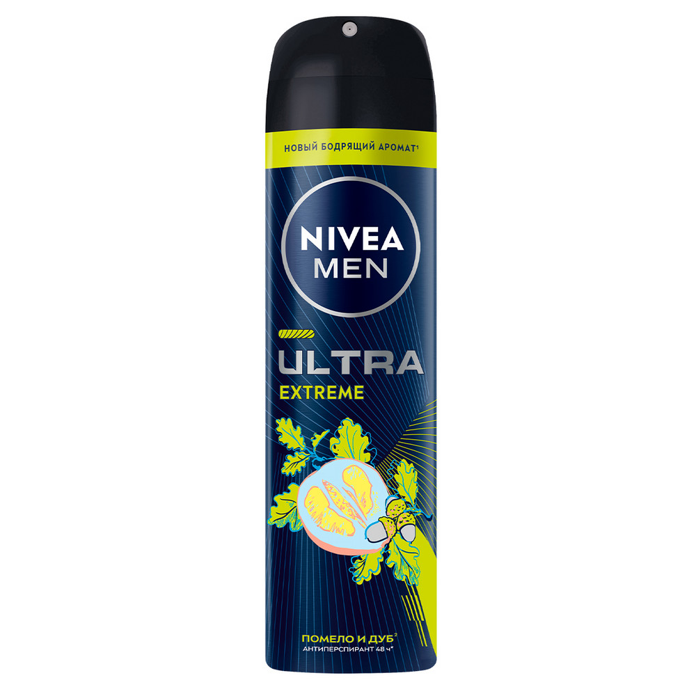 Дезодорант для тела NIVEA MEN 150мл спрей ULTRA EXTREME