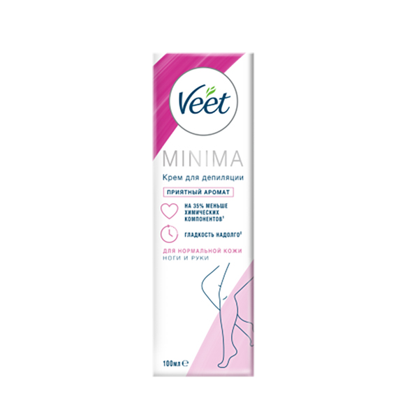 Крем для депиляции VEET MINIMA 100мл для нормальной кожи