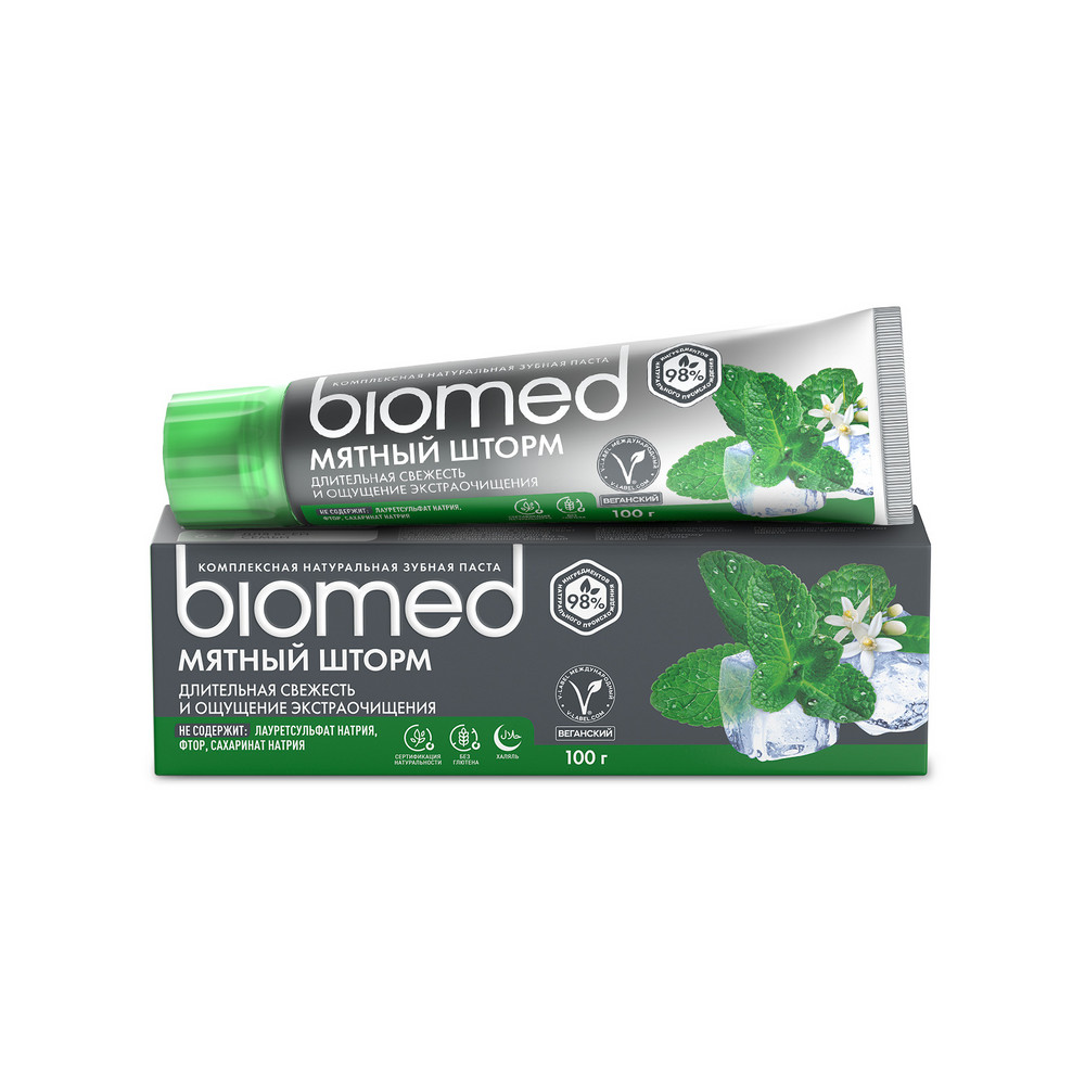 Зубная паста BIOMED 100г Мятный шторм