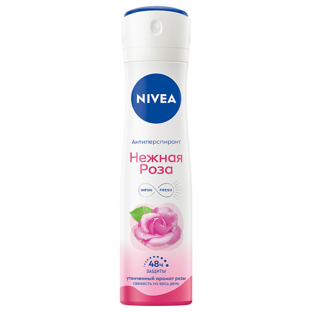 Дезодорант для тела NIVEA 150мл спрей Нежная роза 6