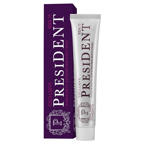 Зубная паста PRESIDENT 75мл Exclusive