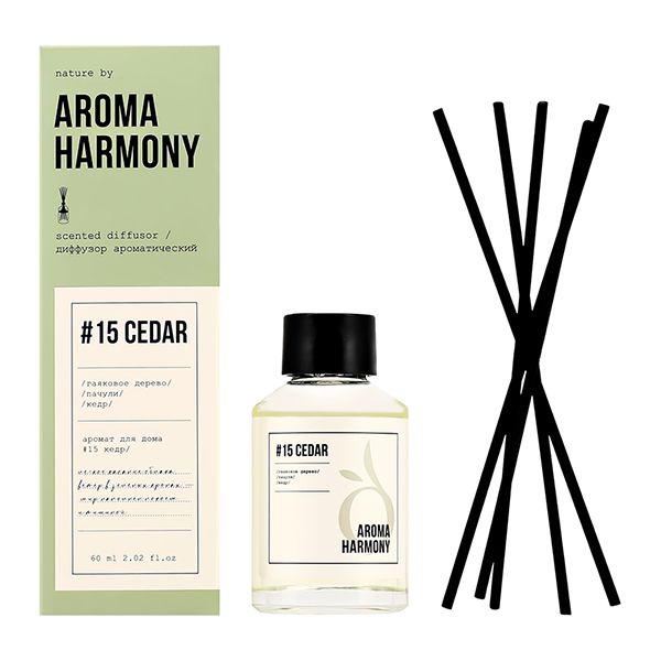 Диффузор ароматический Aroma Harmony 60мл №15 Cedar
