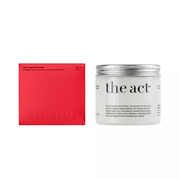Средства для тела THE ACT 180г Баттер для тела увлажняющий сицилийский апельсин
