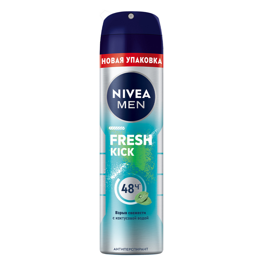 Дезодорант для тела NIVEA 150мл спрей муж FRESH KICK 6