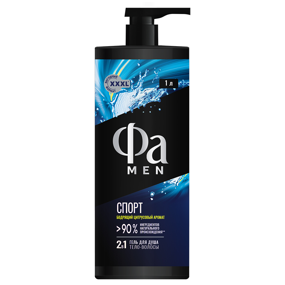 Гель для душа ФА MEN 1000мл Спорт