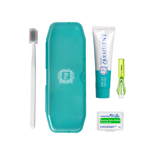 Набор PRESIDENT Набор для ухода за брекетами Ortho Kit Basic