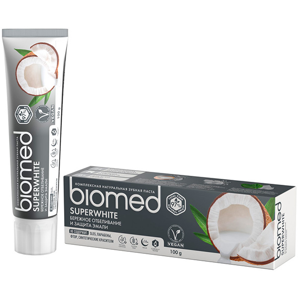 Зубная паста BIOMED 100г Супервайт