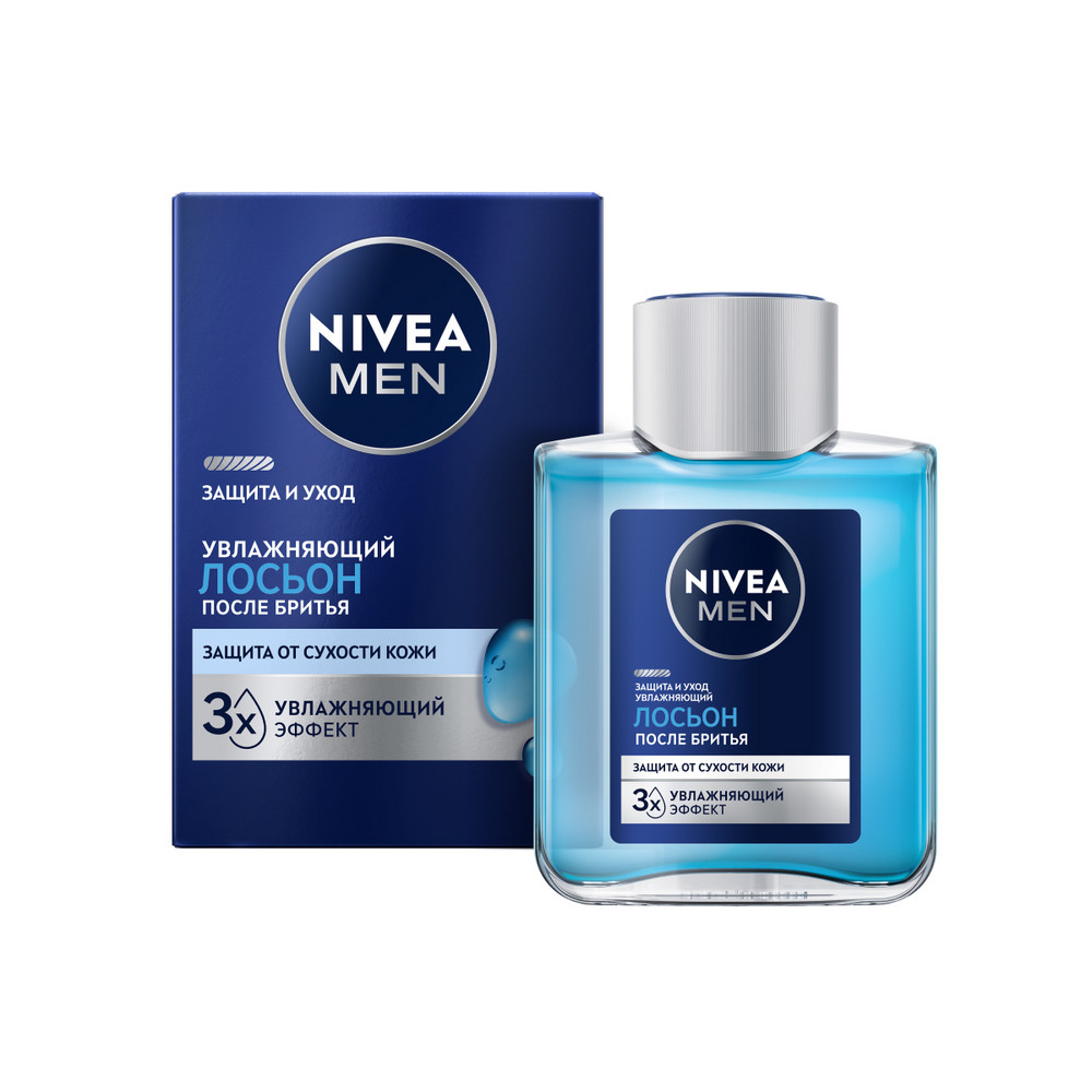 Лосьон после бритья NIVEA MEN 100мл Увлажняющий Классический/Защита и уход 12