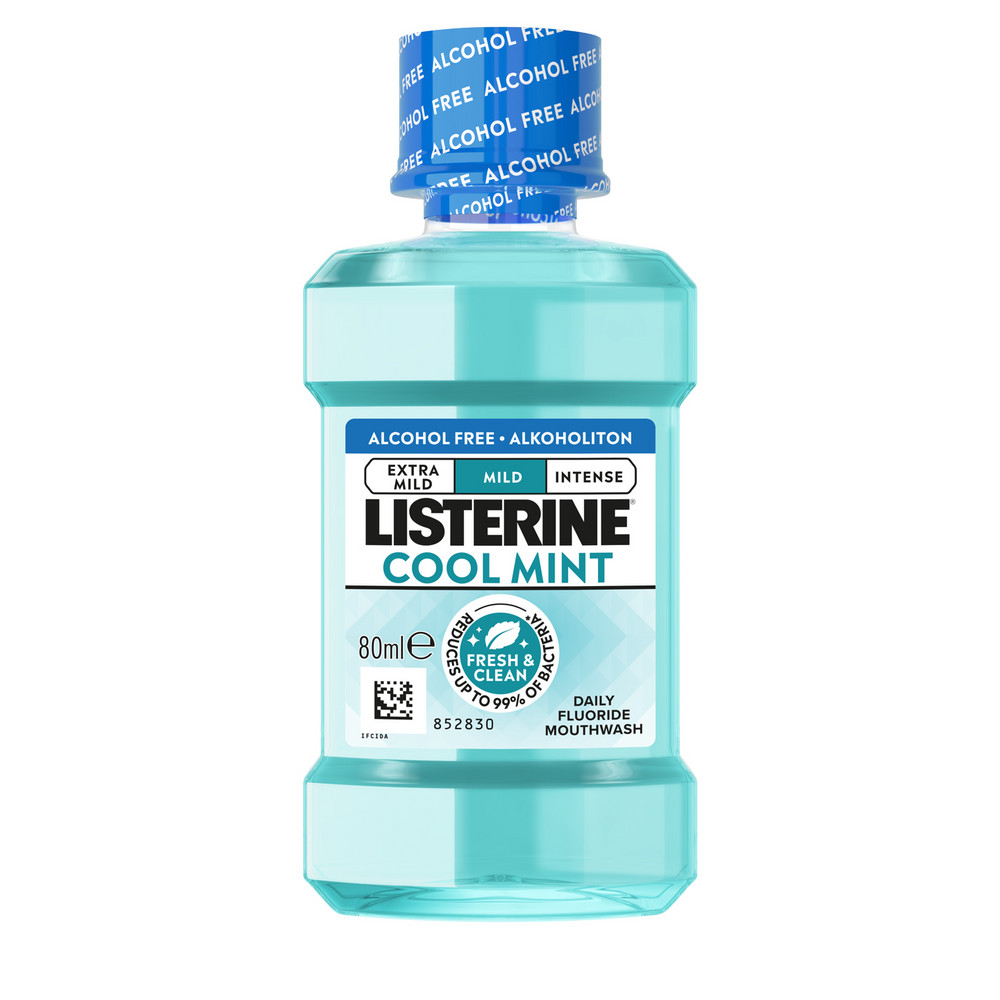 Ополаскиватель для полости рта LISTERINE 80мл Свежая Мята Мягкий вкус