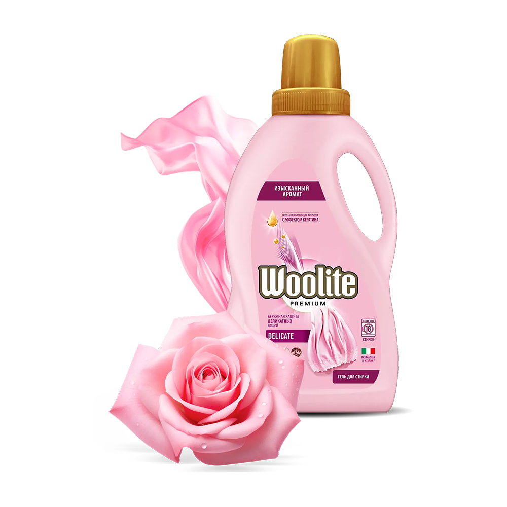 Гель для стирки WOOLITE Premium 900мл Delicate