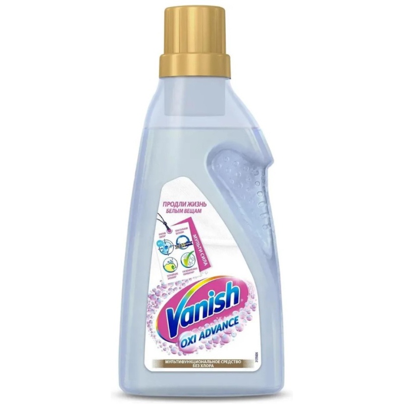 Отбеливатель VANISH Oxi Advance 750мл для тканей Гель