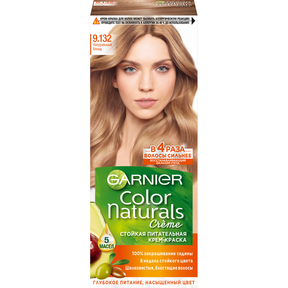Краска для волос GARNIER Color Naturals 110мл 9.132 Натуральный блонд