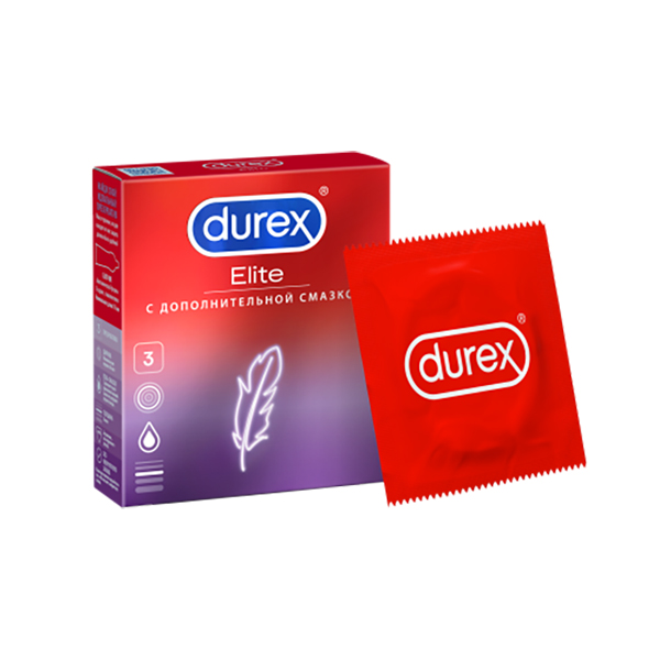 Презервативы Durex Elite №3 из натурального латекса