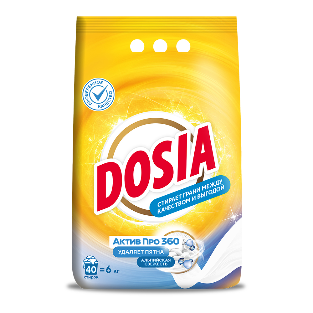 Прошок для стирки DOSIA Optima 6000г Альпийская Свежесть