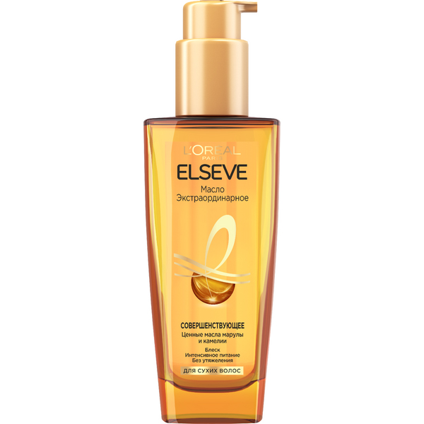 Масло для волос L'OREAL Elseve 100мл Экстраординарное для всех типов волос