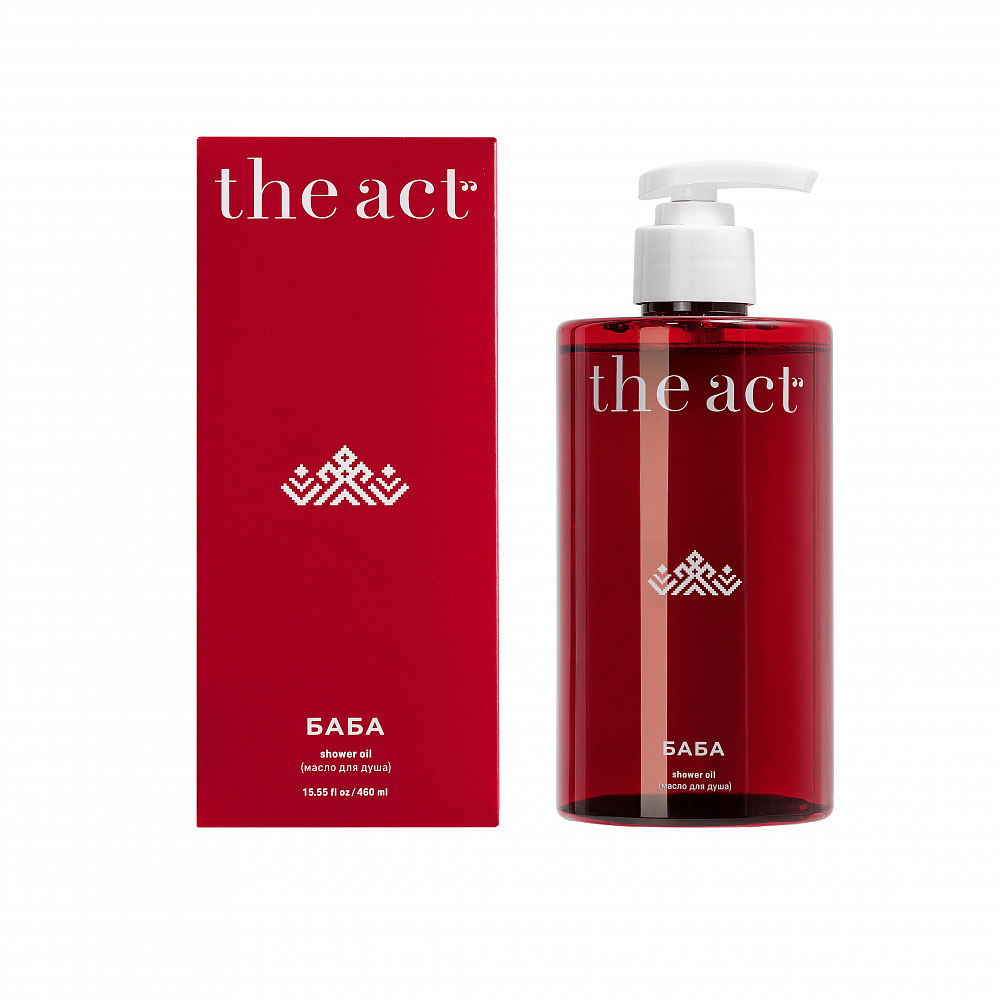 Гель для душа THE ACT 460мл Гель масло для душа гидрофильное серия БАБА