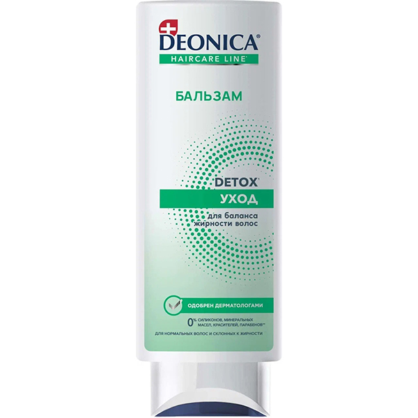 Бальзам-ополаскиватель для волос DEONICA 250мл Detox уход