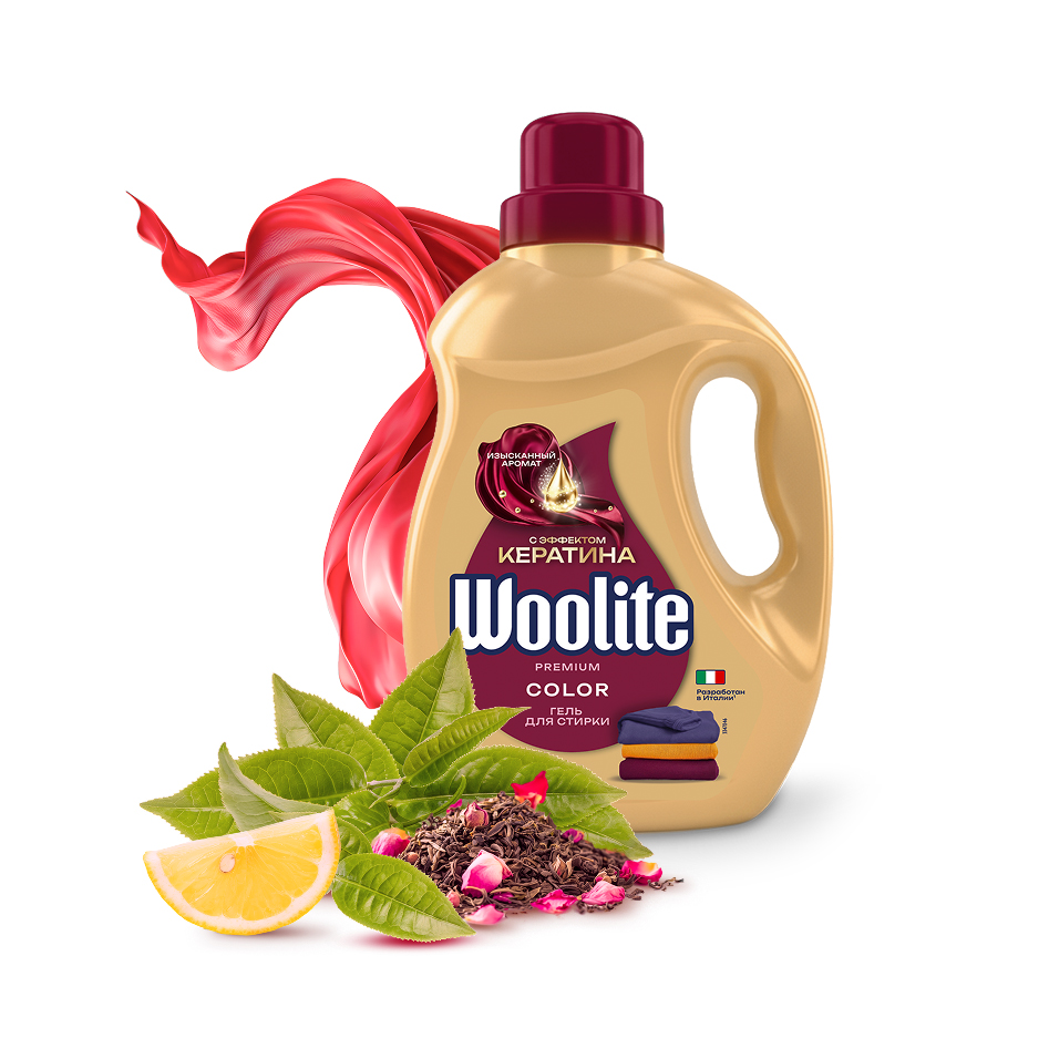 Гель для стирки WOOLITE Premium 3000мл Color